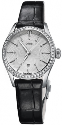 Buy this new Oris Artelier Date 28mm 01 561 7722 4951-07 5 14 64FC ladies watch for the discount price of £2,040.00. UK Retailer.